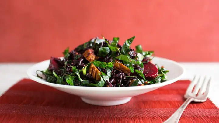 beet greens and bacon - millenora