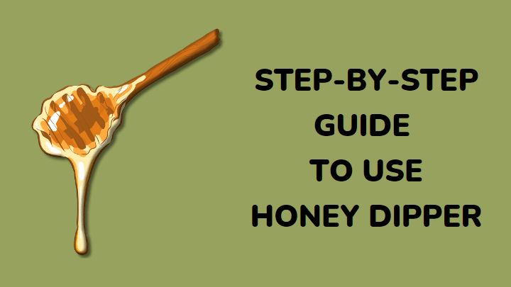 how to use a honey dipper - millenora