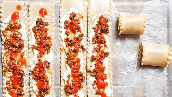 meatloaf lasagna rolls - millenora
