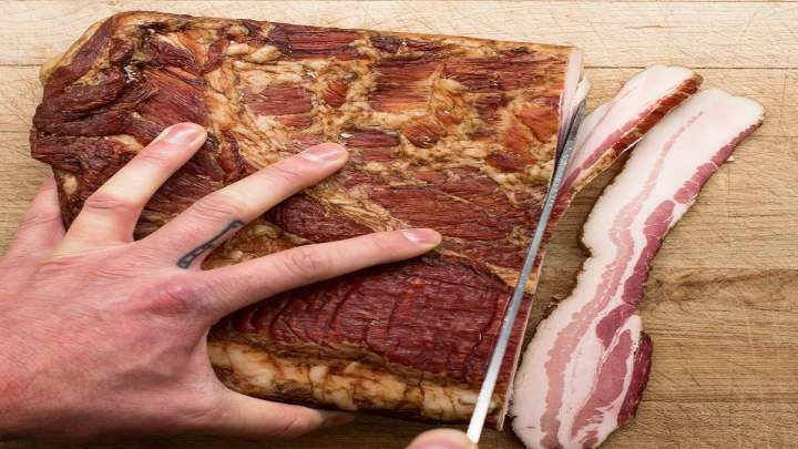 is double-smoked bacon 
pork or beef - millenora