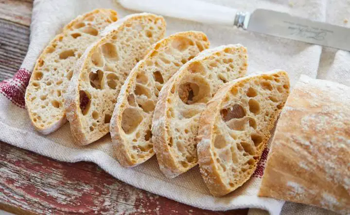 ciabatta bread for bruschetta - millenora