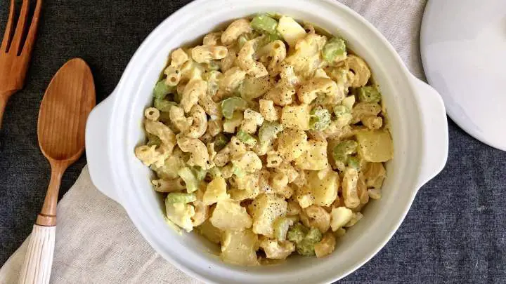 potato mac salad - millenora