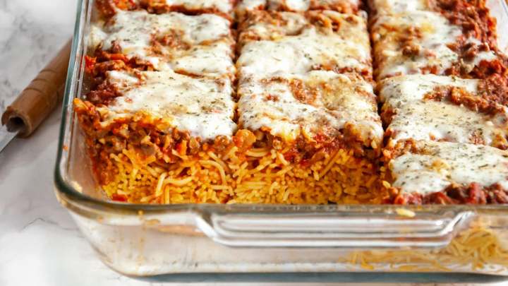 spaghetti casserole - millenora