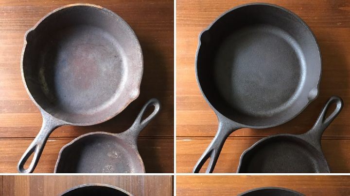 unseasoned and seasoned cast iron - millenora