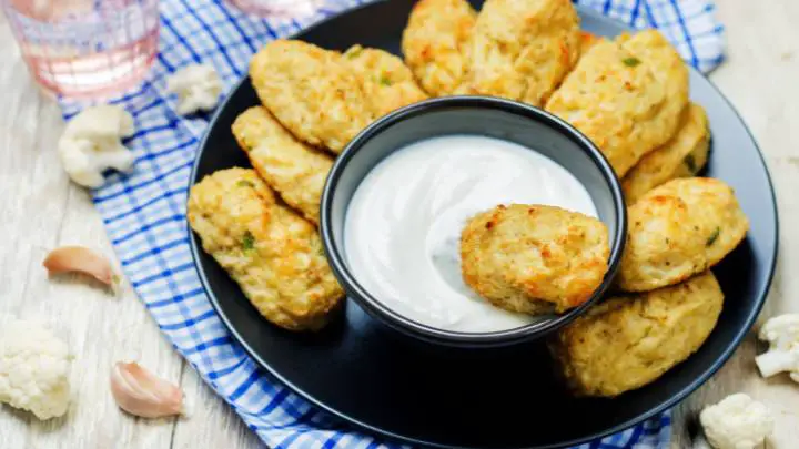 cauliflower tots to serve with sushi - millenora