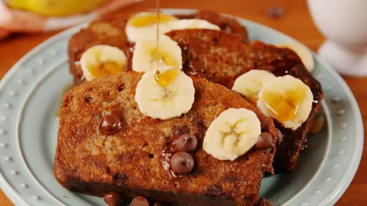 banana bread French toast - millenora