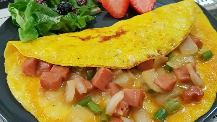 spam and egg omelet - millenora