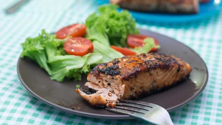 caramelized salmon - millenora