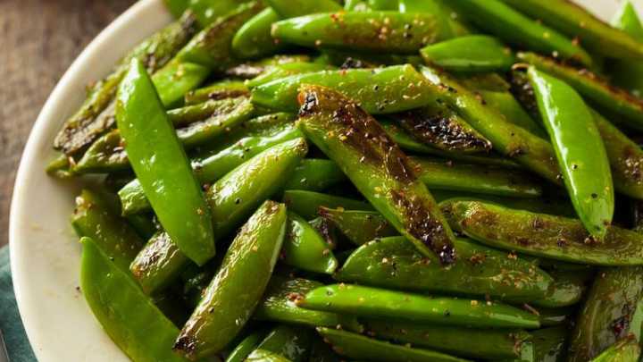stir-fry green peas - millenora