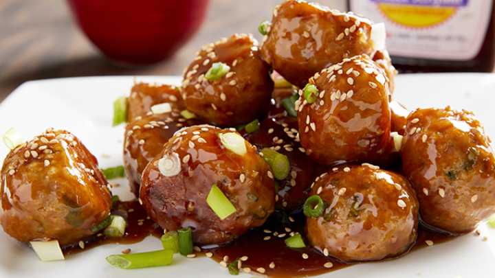 teriyaki meatballs to serve with dumplings - millenora