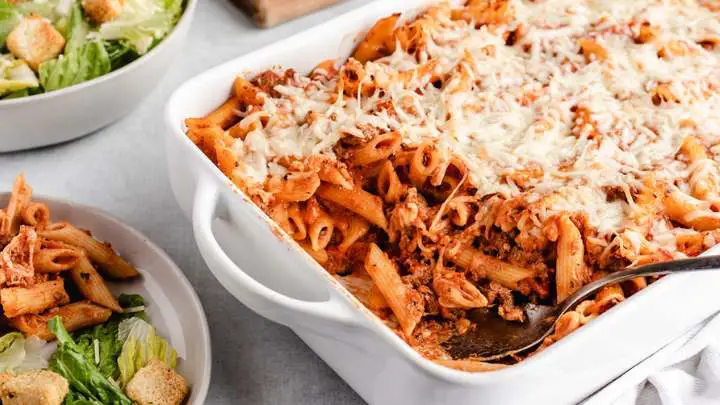 baked penne pasta to serve with chicken tenders - millenora