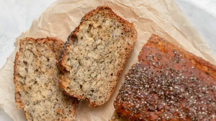 banana bread with chia seeds - millenora