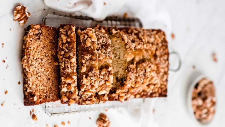 banana nut bread with seeds and buts - millenora