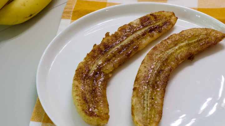 caramelized banana halves - millenora