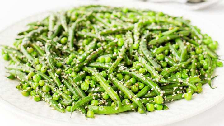 sesame ginger green beans - millenora